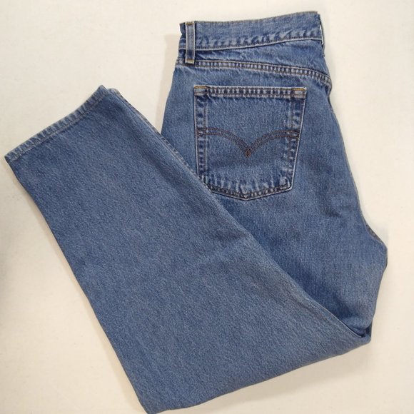 Levi 560 Y2K (Oct/2000) Women's 16 Reg M. Loose Fit Straight Leg Red Tag - Vinta - Picture 4 of 8